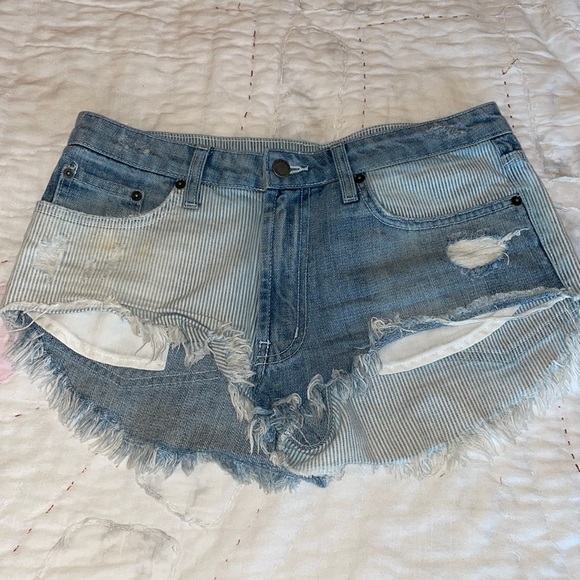 LF Pants - Carmar LF Patchwork Denim Shorts